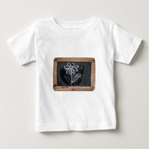 T-shirt Pour Bébé Ardoise #6 - Gribouille #01