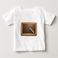 Ardoise Vintage de l'école ardoise avec Chalk Baby