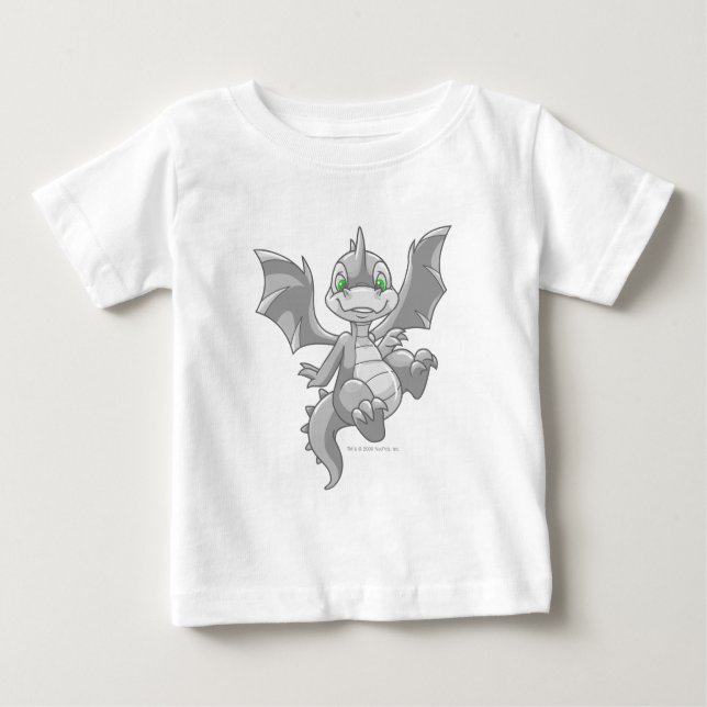 T-shirt Pour Bébé Argent Scorchio (Devant)