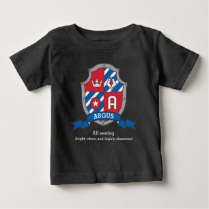 T-shirt Pour Bébé Argus boys Un nom & signification chevaliers boucl