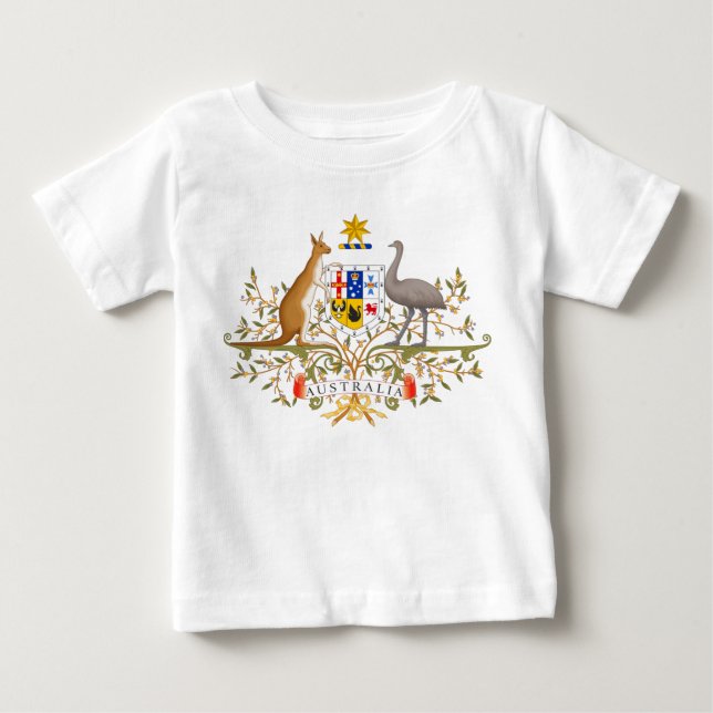 T-shirt Pour Bébé Armoiries de l'Australie (Devant)