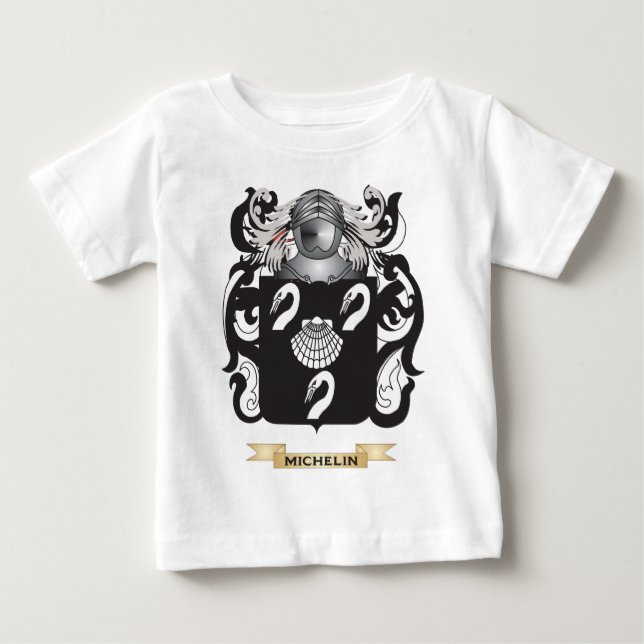 T-shirt Pour Bébé Armoiries de Michelin (Armoiries de la famille) (Devant)