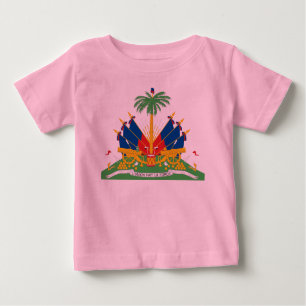 T-shirt Pour Bébé Armoiries d'Haïti