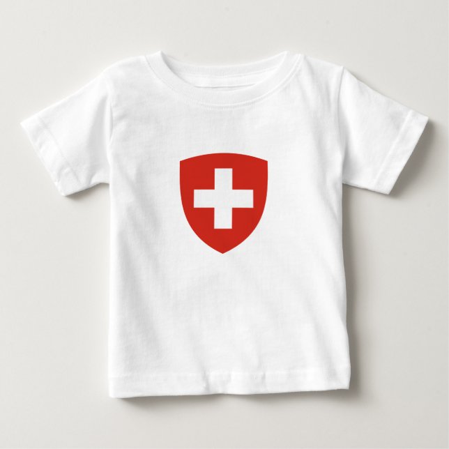 T-shirt Pour Bébé Armoiries suisses (Devant)