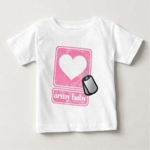 T-shirt Pour Bébé Army Baby (girl)
