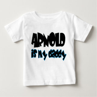 T-shirt Pour Bébé Arnold est mon papa.