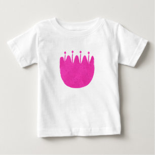 T-shirt Pour Bébé Arrière - plan à motif floral mignon