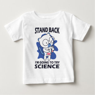 T-shirt Pour Bébé Arrière-plan - Expérience d'un scientifique adorab