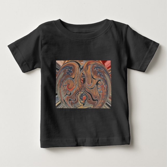 T-shirt Pour Bébé Art Abstrait africain (Devant)
