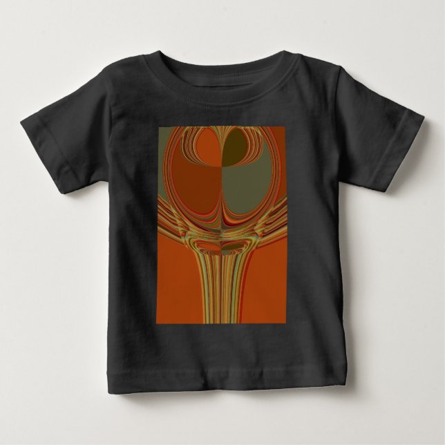 T-shirt Pour Bébé Art contemporain africain Terre (Devant)
