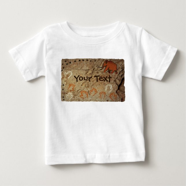 T-shirt Pour Bébé Art de la grotte glaciaire (Devant)