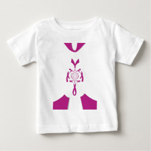 T-shirt Pour Bébé Art de sensibilisation au cancer du sein Imprimer