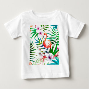 T-shirt Pour Bébé Art flamand tropical