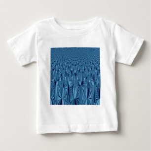 T-shirt Pour Bébé Art Kaleidoscope bleu Iridescente Extraordinaire