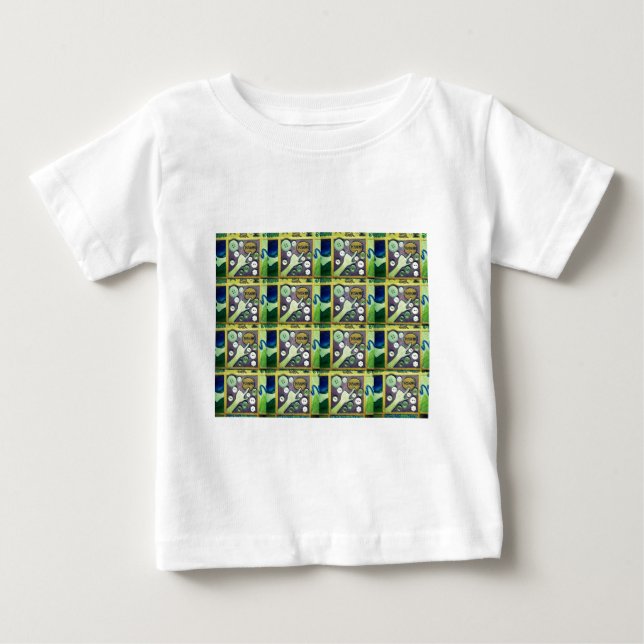 T-shirt Pour Bébé Art Mosaïque Contemporain - Un Joueur (Devant)