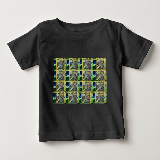 T-shirt Pour Bébé Art Mosaïque Contemporain - Un Joueur (Devant)