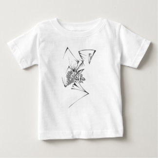T-shirt Pour Bébé Art tribal abstrait noir et blanc 98 Tattoo