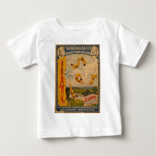 T-shirt Pour Bébé Artistes de trapèze Barnum et Bailey 1896