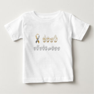 T-shirt Pour Bébé ASL American Sign Language Sensibilisation des sou