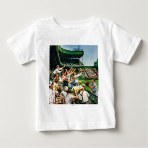 T-shirt Pour Bébé Atteindre la balle de course à domicile