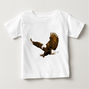 T-shirt Pour Bébé Atterrissage d'aigle à tête blanche