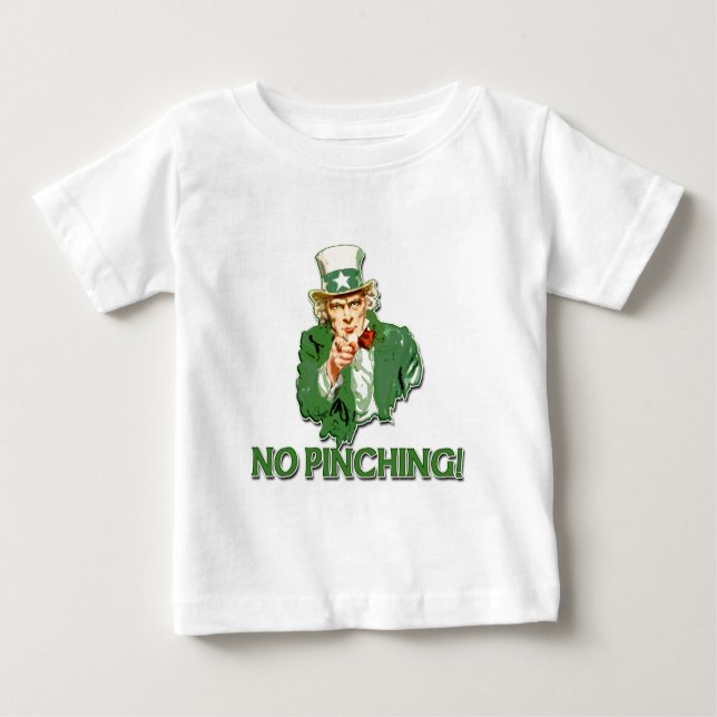 T-shirt Pour Bébé AUCUN Oncle PINCHER Sam (Devant)