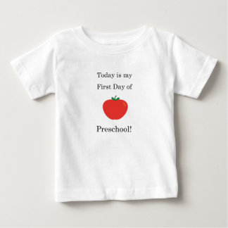 T-shirt Pour Bébé Aujourd'hui, c'est mon premier jour de maternelle 