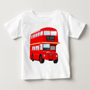 T-shirt Pour Bébé Autobus rouge