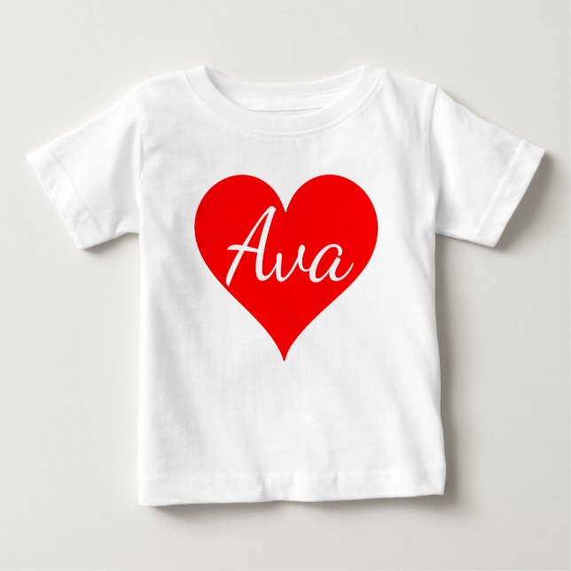 T-SHIRT POUR BÉBÉ "AVA " (Devant)
