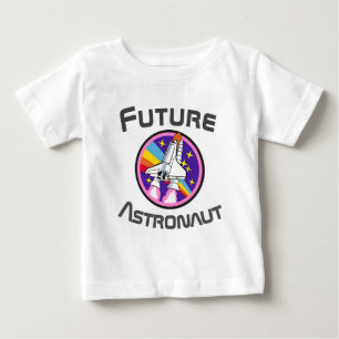 T-shirt Pour Bébé Avenir astronaute, Girl Power STEM, rose 3