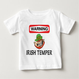 T-shirt Pour Bébé Avertissement Irish Temper