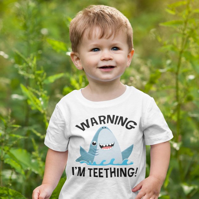 T-shirt Pour Bébé Avertissement Je fais des dents (Créateur téléchargé)