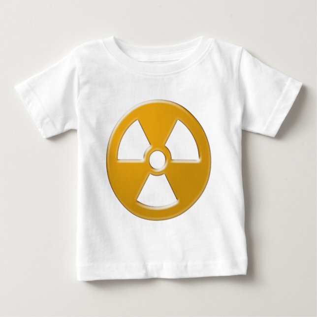 T-shirt Pour Bébé Avertissement nucléaire (Devant)