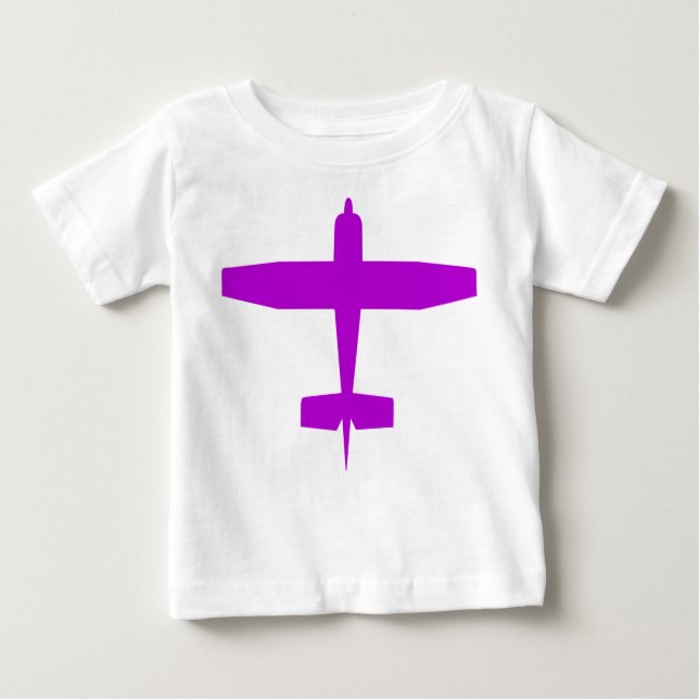 T-shirt Pour Bébé Avion (Devant)