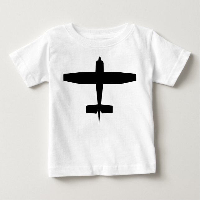 T-shirt Pour Bébé Avion (Devant)