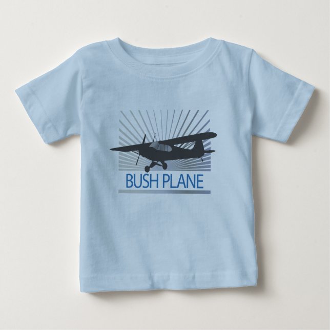 T-shirt Pour Bébé Avion de Bush (Devant)