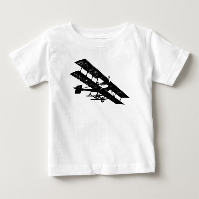 T-shirt Pour Bébé Avion Machine à piloter Baby Romper (Devant)