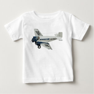 T-shirt Pour Bébé Avion rétro de dessin