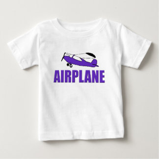 T-shirt Pour Bébé Avion Violet