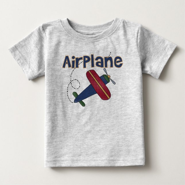 T-shirt Pour Bébé Avion Volant Avion (Devant)