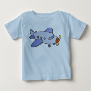 T-shirt Pour Bébé Avion volant en altitude
