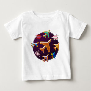 T-shirt Pour Bébé Avions