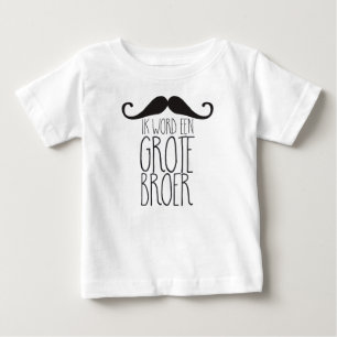 T-shirt Pour Bébé Avis de grossesse: Je deviens un grand frère