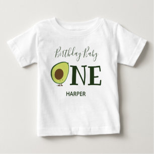 T-shirt Pour Bébé Avocado 1er premier anniversaire