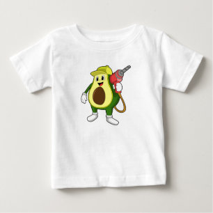 T-shirt Pour Bébé Avocado en tant que artisan avec exercices