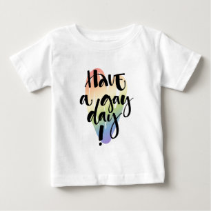 T-shirt Pour Bébé Avoir Une Journée Gay