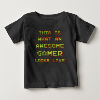 T-shirt Pour Bébé Awesome GAMER style COOL Vintage GIFT