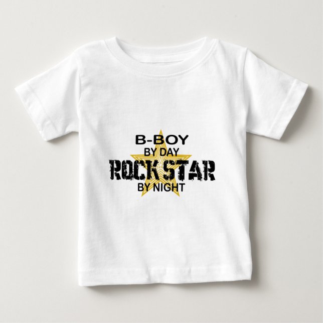 T-shirt Pour Bébé B-Boy Rock Star par nuit (Devant)