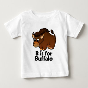 T-shirt Pour Bébé B est pour Buffalo