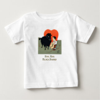 T-shirt Pour Bébé BAA BAA BLACK SHEEP - Nourrissons rimes pour jeune